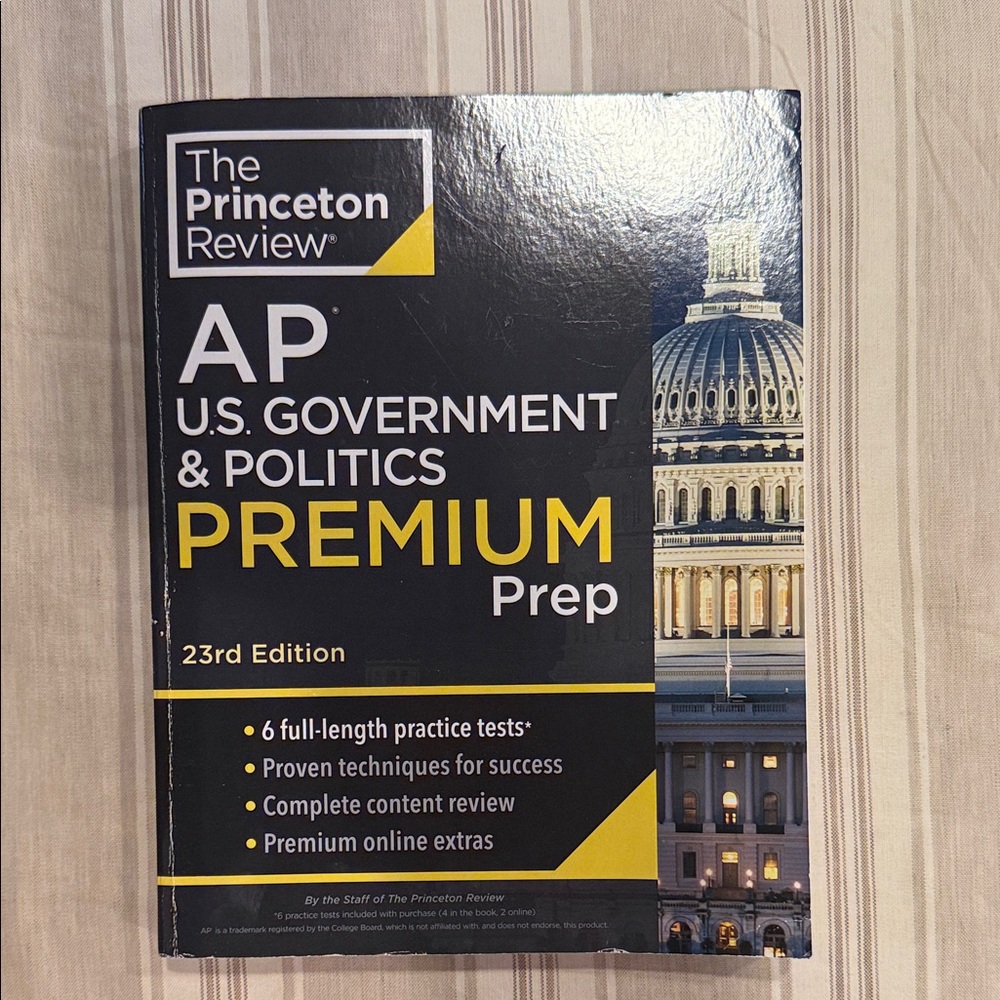 AP U.S. Government & Politics Premium Prep Book